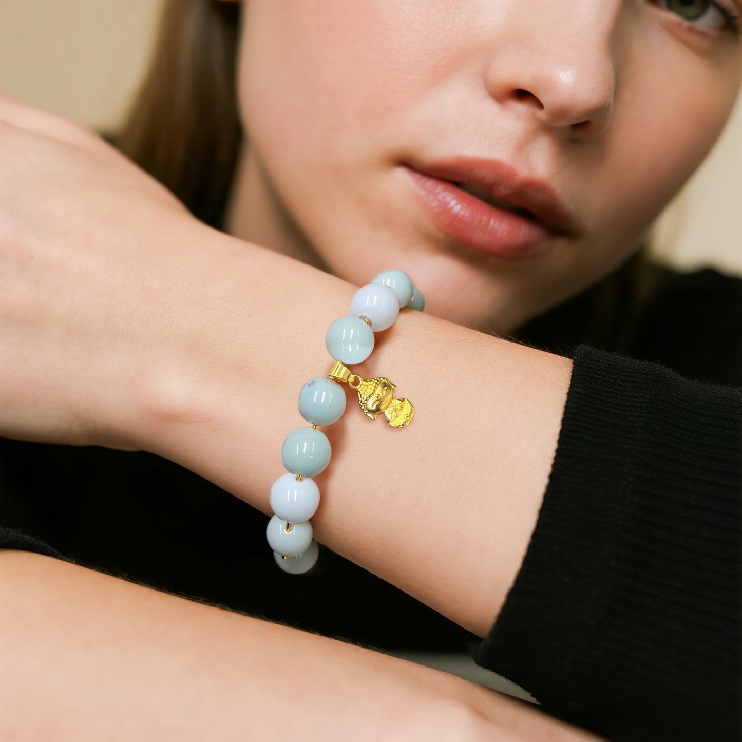 Larme De Sirene × Mankin Beaded Bracelet - Ocean Whisper