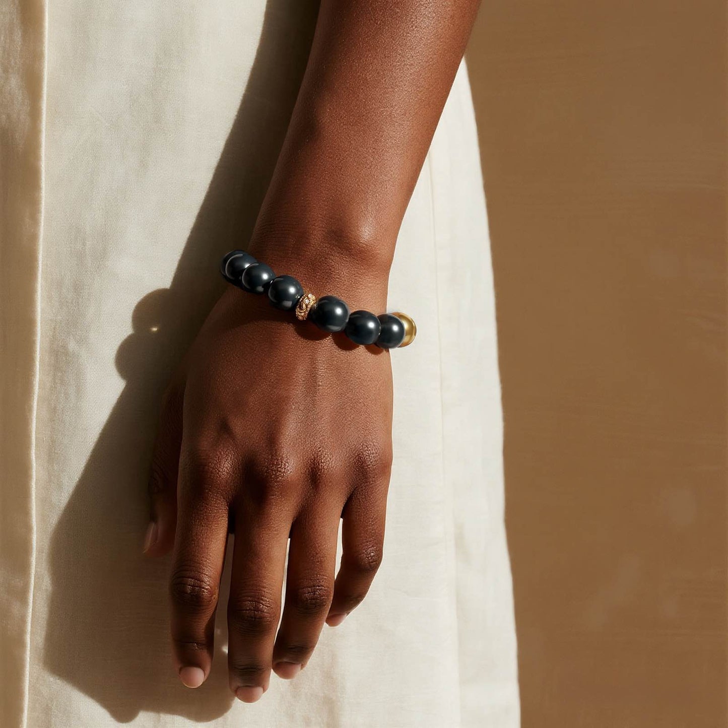Larme De Sirene × Mankin Beaded Bracelet - Cosmic Shield