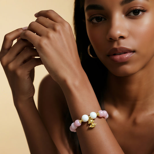 Larme De Sirene × Mankin Beaded Bracelet - Angel's Grace