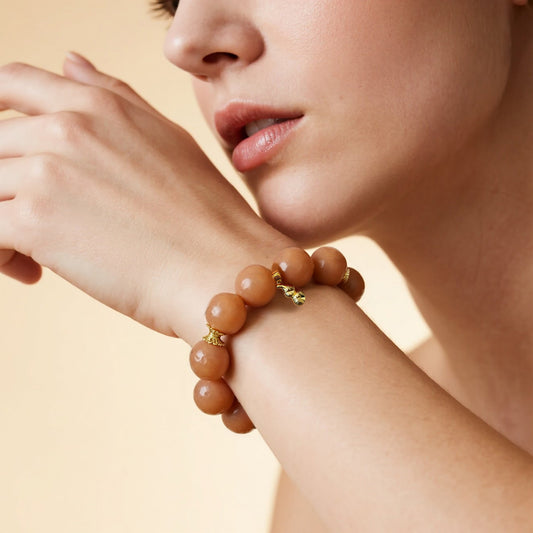 Larme De Sirene × Mankin Beaded Bracelet - Sunset Dreams