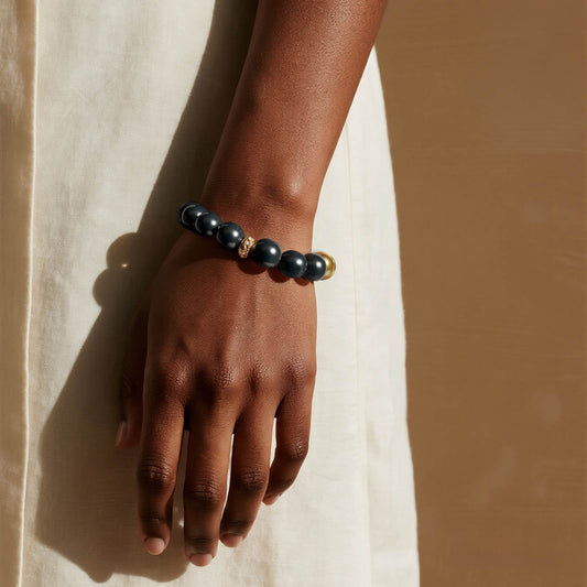 Larme De Sirene × Mankin Beaded Bracelet - Cosmic Shield