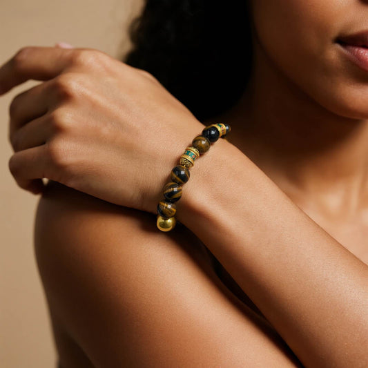 Larme De Sirene × Mankin Beaded Bracelet - Warrior's Strength