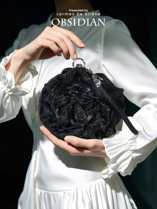 Larme De Sirène × Obsidian Hand Bag